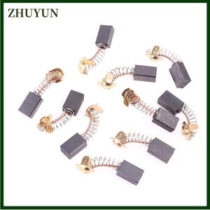 ZHUYUN 10Pcs Angle Grinder Carbon Brushes 7*11*17mm Power Tool Motors Spare Parts