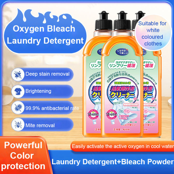 ️Hot Sale ️425ml Concentrated Oxygen Bleach Laundry Detergent Natural ...