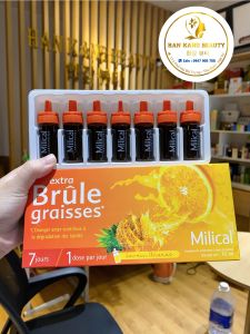 Đốt mỡ thừa cam dứa Milical Extra Brule Graisses Pháp (Hộp 7 ống)