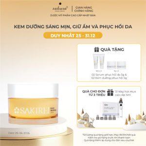 Kem dưỡng làm sáng mịn giữ ẩm và phục hồi da Sakirei NMN Revitalize Cream 50g