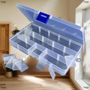 [COD] hegu 1 3 cái thực tế ngăn nhựa hộp lưu trữ 24 lưới phần tổ chức hộp đồ trang sức hạt vít chủ trường hợp hiển thị container