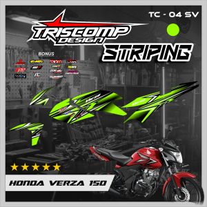 Sticker Striping Motor HONDA VERZA 150 LAMA List Grafik Keren terbaru desain custom - Stiker Honda Verza 150 Decal Striping Honda Verza 150 racing Racing viral TC-04 SV