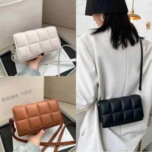 Women Square Crossbody Bag Luxury PU Leather Fashion Shoulder Bag Classic Daily Casual Messenger Purse Versatile Travel Handbag2026