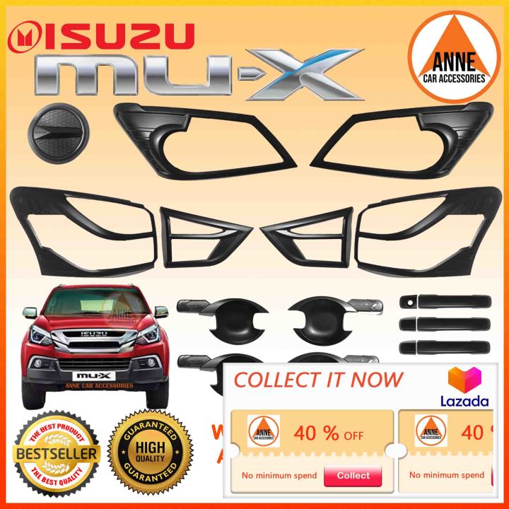 Chrome Front Bonnet Hood Line Trim For Isuzu MU-X MUX SUV (2012-2016) - Aftermarket Replacement P005461