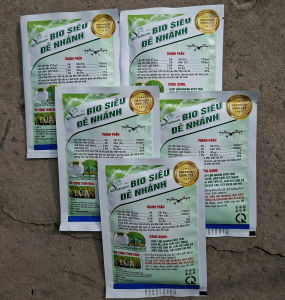 [THIEN THINH SHOP] Combo 5 gói phân bón Bio SIÊU ĐẺ NHÁNH KÍCH RỄ HẠ PHÈN chuyên dùng cho lúa 25g