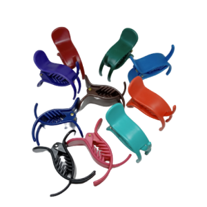 [HÀNG CÓ SẴN]Combo 3 Kẹp tóc càng cua nhám 3 răng tròn đủ màu-Kẹp càng cua