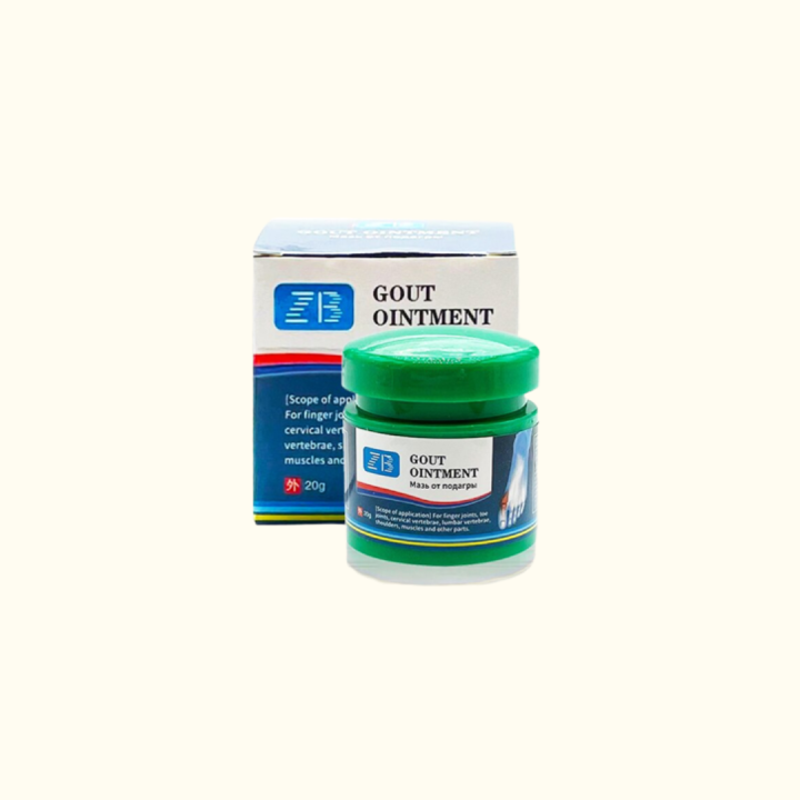 Gout Ointment Cream Gout Cause Joint Knee Pain Toe Finger Bone Spur Pain Killer Injury Health