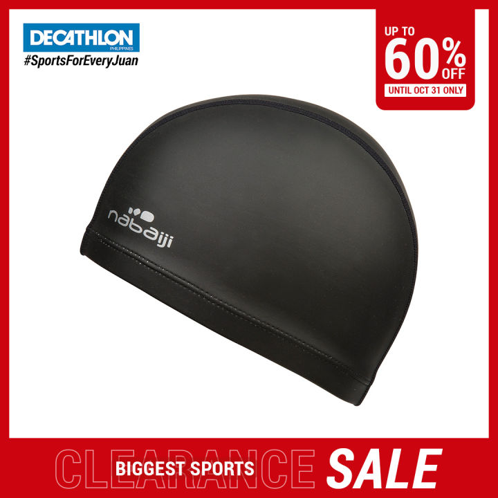 Silicone Swim Cap - Silimesh 500 Black - Black - Nabaiji - Decathlon