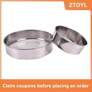 【ZTOYL】 Nhà bếp lưới bột sifter vòng thép không gỉ bột sàng lọc sifters