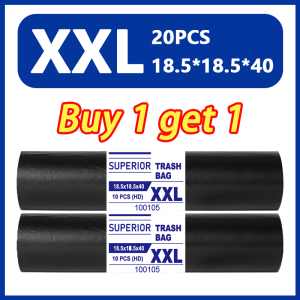 BUY 1 TAKE 1 Makapal Garbage BagPlastic trash bagRoll garbage bag 100pcsPlastic trash bag Black enlarged thicken for Home Office Kitchen Use(Small/Medium/Large/XL/XXL)