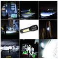 XPE+ Police Cree LED Built-in Battery Flashlight Rechargeable Waterproof USB Charge. 