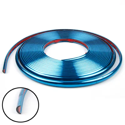 8M Car Wheel Sticker Tire Rim Strip Grilles DIY Decoration Strips Accessories
