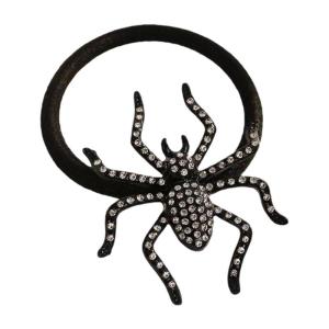 Lấp lánh nhện Thiết kế vật liệu Dây Buộc Tóc Halloween Phụ Nữ Phụ kiện với đá cho trang phục tổ chức sự kiện