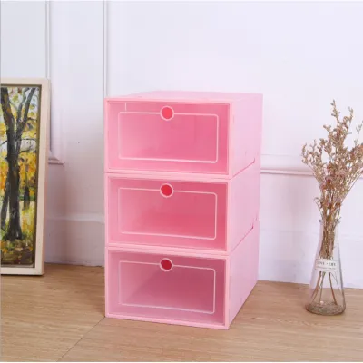 Containers Bins with LidsShoe Organizer Storage Boxes for Closet Clear Plastic Stackable Sneaker