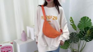 包包女 Btv Dumpling Bag Korean Sling Bag Small Crossbody Bag Women Baguette Bag Messenger Bag Woman 饺子包 Sling Tote Bag Big Shoulder Bag 包包 女 斜挎包 2025 新款韩版包包女休闲百搭腋下女包通勤斜挎包纯色饺子包新款质感单肩包