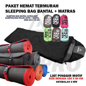 Sleeping Bag + Matras | Paket Hemat Sb dan Matras Murah AIMPRO