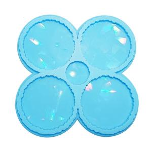 Placemat khay khuôn mẫu tự làm Coaster khuôn mẫu khay Silicone khuôn khuôn đúc nhựa Epoxy cho Diy đúc trang trí nội thất