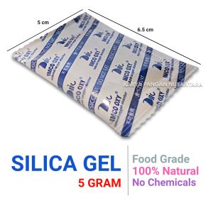 SILICA GEL FOOD GRADE SILICA GEL FOODGRADE SILICA GEL OXYFREE 5 GR 50 PCS
