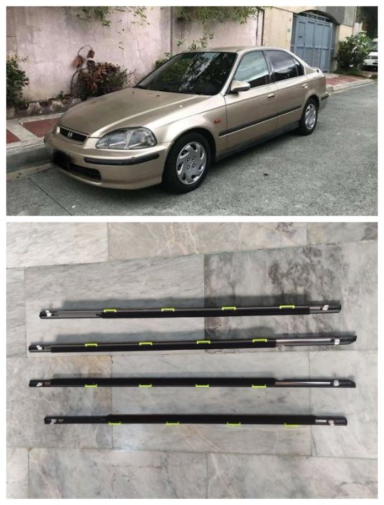 Door Weatherstripping Molding Trim Rubber seal Honda CIVIC EK4 EK9 Door Weatherstripping Molding Trim Rubber seal Honda CIVIC EK4 EK9