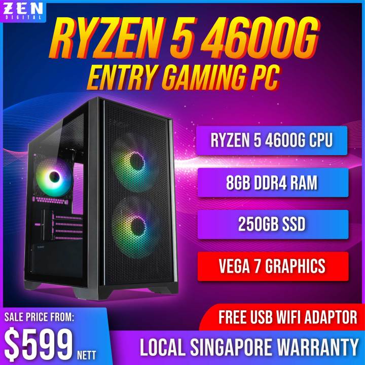 Ryzen Budget Gaming PC & Desktop Computer - Centurion A1 [Z3N] | Lazada ...