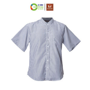 Eastar เสื้อเชิ้ต ผ้าคอตตอนพรีเมี่ยมทรง Slimfit  สีเทา  #129125