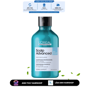 Dầu gội LOréal Professionnel Scalp Advanced giảm gàu cho mọi loại tóc  500ml (anti-pelliculaire Dandruff)