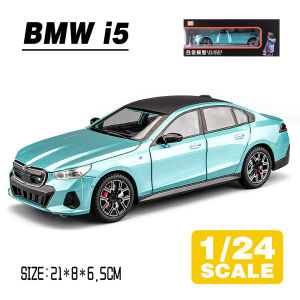 LEO 1:24 BMW i5 M60 Diecast Model Car Alloy Cars Toys Collection Gift For Kids Boy Girl