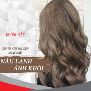 [HCM]Tuýp Nhuộm Tóc Tại Nhà Nâu Lạnh Ánh Khói- Nhuộm Trên Nền Tóc Nâu Sáng Level 56 - Không Tẩy- Tặng Oxy