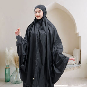 Mukena Mini Pouch Dewasa Traveling 2 In 1 Parasut Korea Premium – Kemasan Compact Fungsi Maksimal