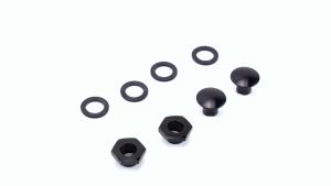 Sporacingrts Rear Windshield Glass Strut Hardware Repair Kit Compatible with 92-95 Civic-E-G-6 1997-2001 C-R-V Black