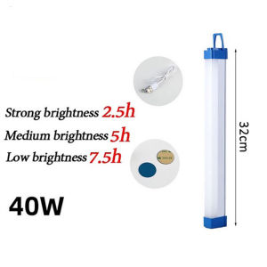 Emergency Light 17/32cm LED Tube Magnetic Light Camping Light Pasar Malam Lampu