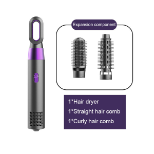 เครื่องไดร์เป่าผมชนิดหวีหวีผมตรงลมร้อนแบบ3 In 1เครื่องหวีจัดแต่งทรงผมลมร้อนและอเนกประสงค์สำหรับผู้หญิง