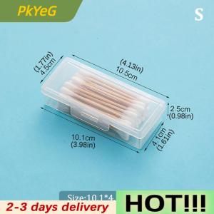 PkYeG Portable Travel Medicine Box Cotton Swab Holder Case Detal Floss Jewelry Organizer Container Dust-proof Jewelry Accessories Box