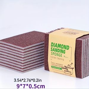 Nano Emery Magic Sponge for Wipe Iron Rust Removal Dishwashing Pot Cleaning Kitchen Scouring Pads Scrub Sponges Cleaning Supplies Tool
