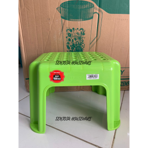 BANGKU TRIXY SMALL MAKS 150 KG / BANGKU PLASTIK PENDEK / BANGKU JONGKOK TRIXY / KURSI KECIL