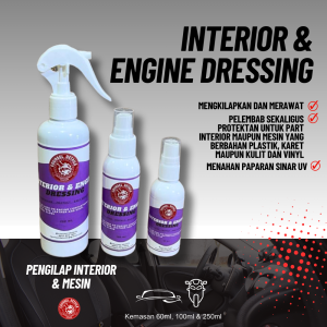[ GRATIS Shampoo Wax 1 Sachet ] Pengilap dan Pelindung Interior & Mesin / Interior & Engine Dressing / Cairan Protectant / Pengilat Mesin / Water Based Dressing / Pengilap Interior by Counsel Details