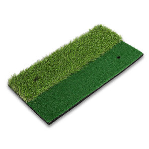 Golf Hitting Mat Portable Turf Golf Practice Mat with Rubber Tee for Indoor or Outdoor Golf Training Mat