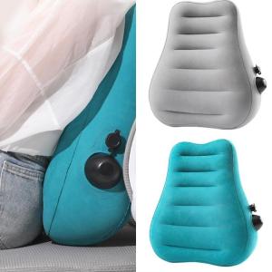 Du lịch nhỏ gọn Inflatable gối hỗ trợ thắt lưng đệm Báo Chí thiết kế bơm cho văn phòng và nhà sử dụng với điều chỉnh độ cứng