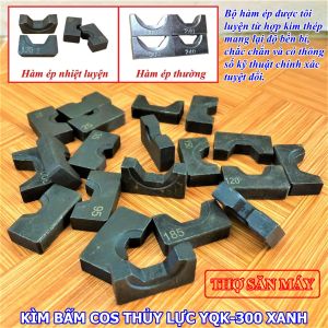 Kìm Bấm Cos Thủy Lực KYQ240 Xanh - Phạm Vi Ép 16-240mm2 - Hàng Xuất Châu Âu - Bảo Hành 6 Tháng