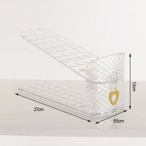 Shoe Rack Double-layer Adjustable Light Luxury Shoe Rack Storage Rack Saves Space Household Shoe Storage Accessory