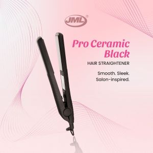 JML Pro Ceramic Hair Straightener Black PCCBLK