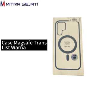 Mitra Sejati Case Magsafe Transparan List Warna Casing Handphone Bening All Type