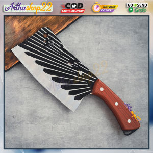 Pisau Koki Cina Clever Knife Pisau dapur serbaguna Stainless Steel cincang geprek bumbu