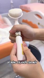 Máy Rửa Mặt Cầm Tay Hanmi Hàn Quốc Cọ Rửa Mặt Làm Sạch Sâu Hỗ Trợ Giảm Nếp Nhăn Và Thu Nhỏ Lỗ Chân Lông - SAMRUBY