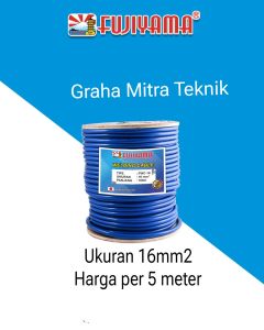 HARGA PER 5 METER KABEL LAS 16 MM FUJIYAMA FULL TEMBAGA KABEL TEMBAGA 16MM JAPAN QUALITY PRODUCT