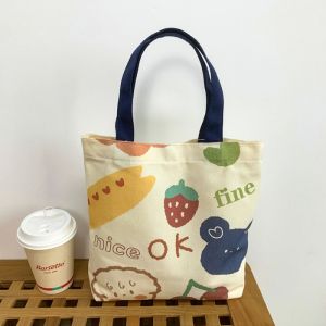 Túi Xách Canvas Họa Tiết Hoạt Hình Phong Cách Nhật Bản Cho Nữ -TyHome