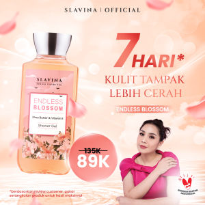 SLAVINA Shower Gel Endless Blossom by Nagita Slavina – Sabun Mandi Cair Wangi Tahan Lama Body Wash Parfum Mewah Dengan Shea Butter Dan Vitamin E Melembabkan Kulit