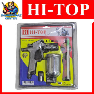 HI-TOP กาพ่นสีหัวพ่นแบบกลม ขนาดหัว 0.5มิล ความจุกระป๋องสี 200 ซีซี รุ่น HT-06 (K3)