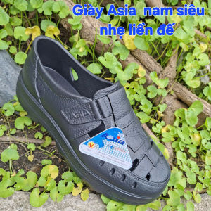 Giày Asia Nam Siêu Nhẹ Liền Đế 2027 — Đế Nguyên Khối Chống Trượt Thoáng Khí Chính Hãng