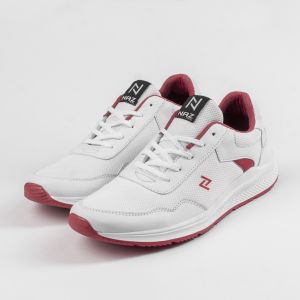 NAZREAL FOOTWEAR - Sepatu Sneakers Casual Pria / Sepatu Sport Running Ainsley Red White AXL005